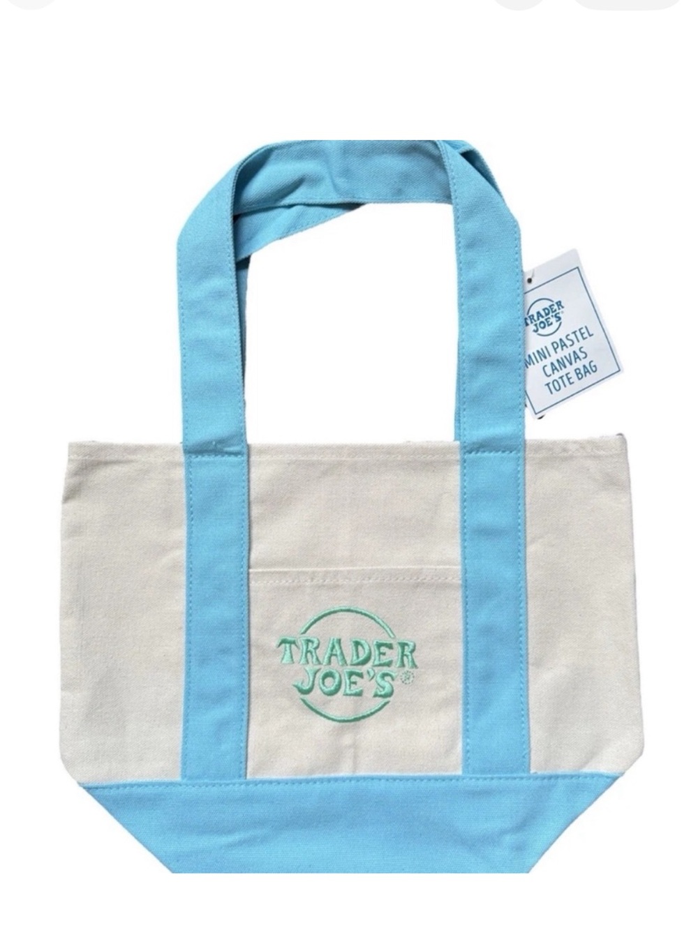 Trader Joe’s Mini Pastel Tote Bag